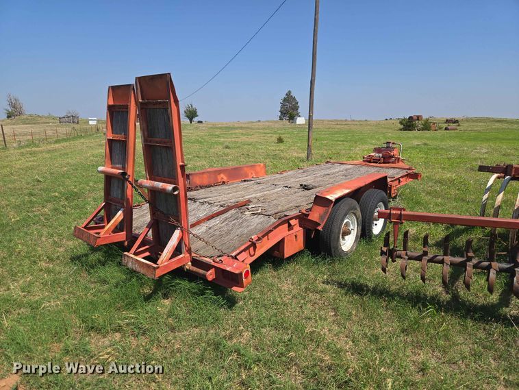 image for item EW0294 Shop Built equipment trailer