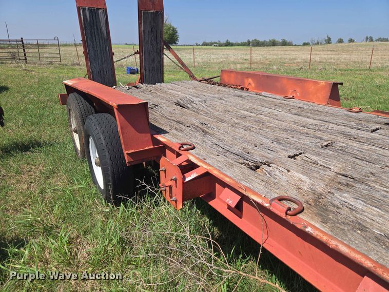 image for item EW0294 Shop Built equipment trailer