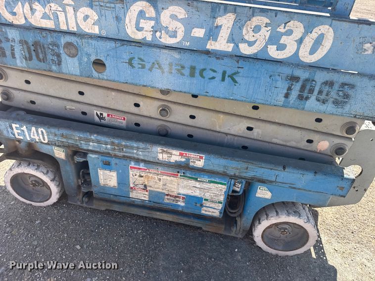 image for item EW4768 Genie GS-1930 scissor lift