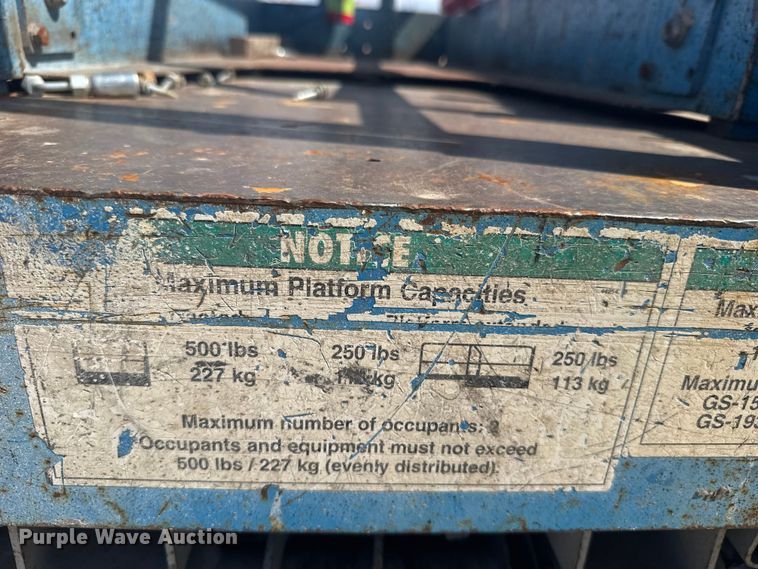 image for item EW4768 Genie GS-1930 scissor lift