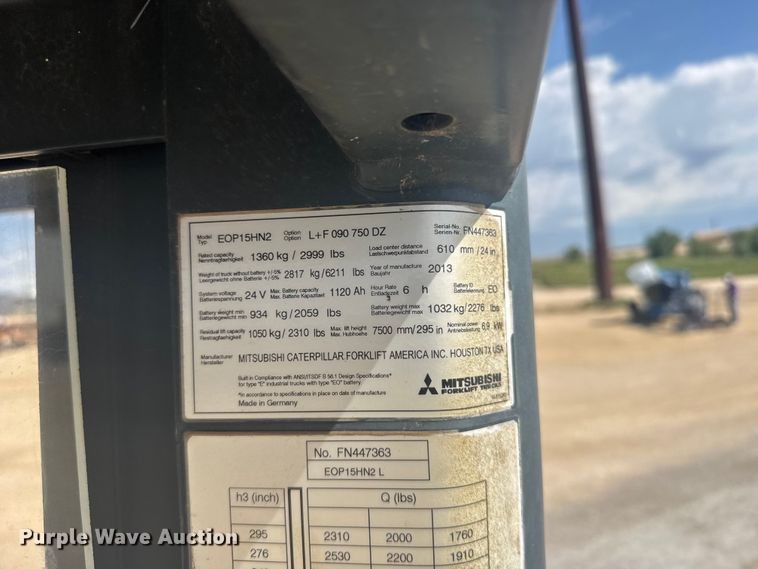 image for item EW4769 Wiese EOP15HN2 order picker