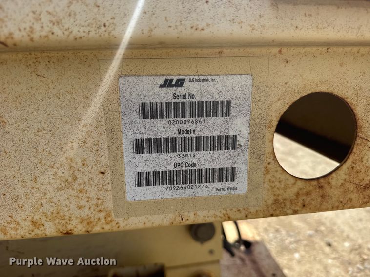 image for item EW4774 JLG 33RTS scissor lift