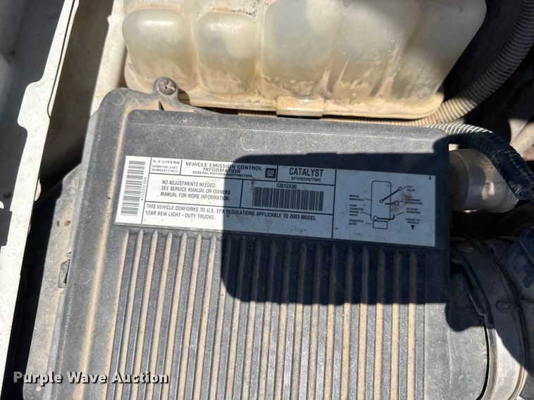 image for item EW4781 2003 Chevrolet Silverado Ext. Cab pickup truck