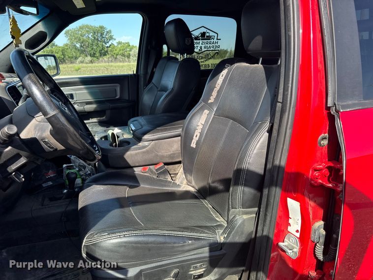 image for item EW4802 2018 RAM 2500 Crew Cab flatbed pickup truck