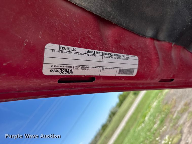 image for item EW4802 2018 RAM 2500 Crew Cab flatbed pickup truck