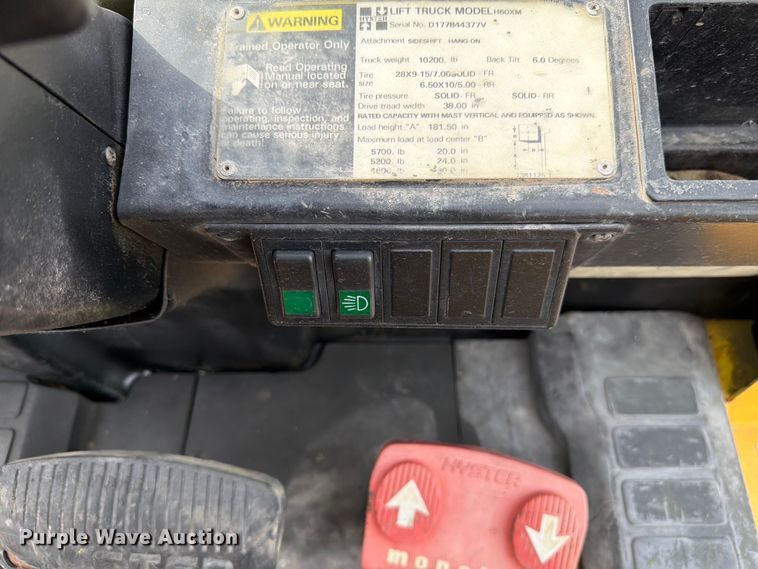 image for item EX4491 Hyster H60XM forklift