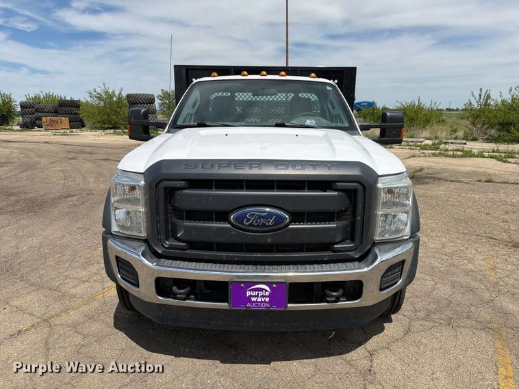 image for item EX4494 2015 Ford F450 Super Duty flatbed truck