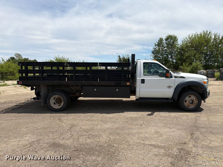 image for item EX4494 2015 Ford F450 Super Duty flatbed truck