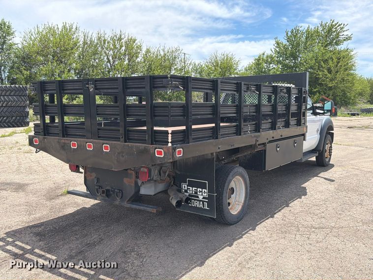 image for item EX4494 2015 Ford F450 Super Duty flatbed truck