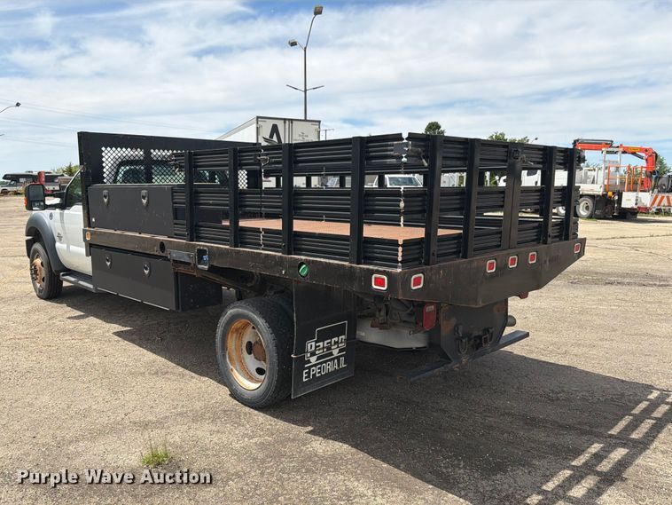 image for item EX4494 2015 Ford F450 Super Duty flatbed truck