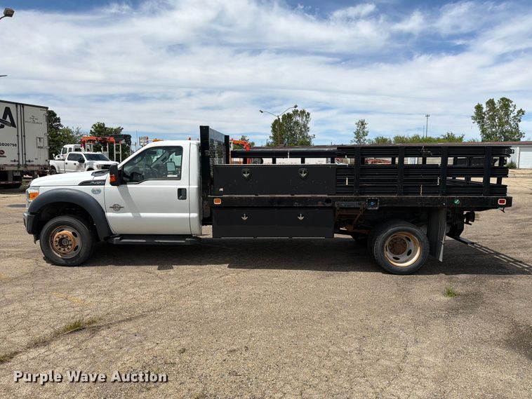 image for item EX4494 2015 Ford F450 Super Duty flatbed truck