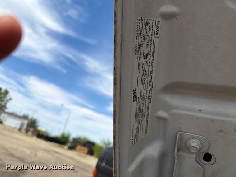 image for item EX4494 2015 Ford F450 Super Duty flatbed truck