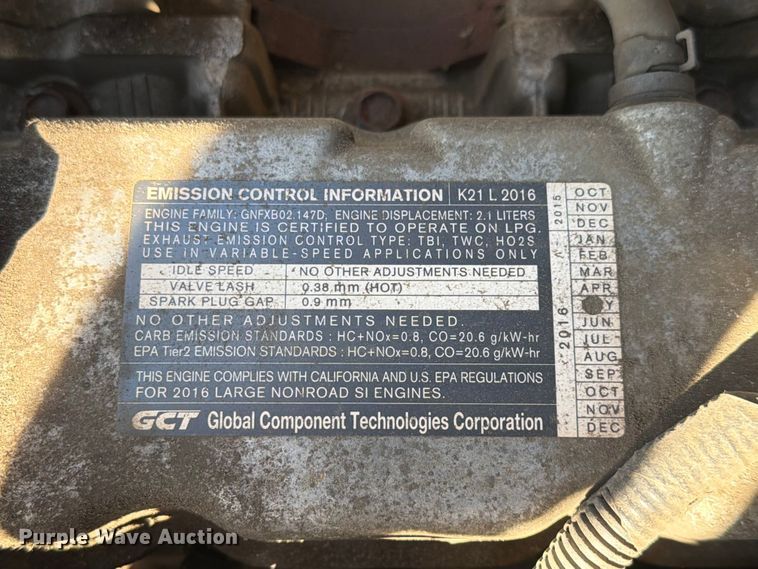 image for item EX4496 2016 UniCarriers CFS40 forklift