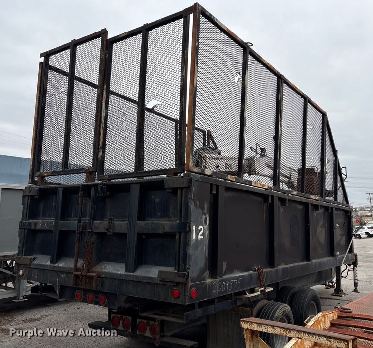 image for item FB8482 2009 All Wheel Drive Equipment Mfg GT12.5 grapple trailer