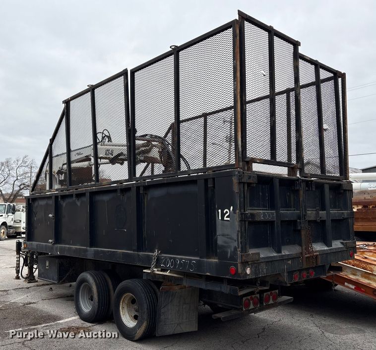 image for item FB8482 2009 All Wheel Drive Equipment Mfg GT12.5 grapple trailer