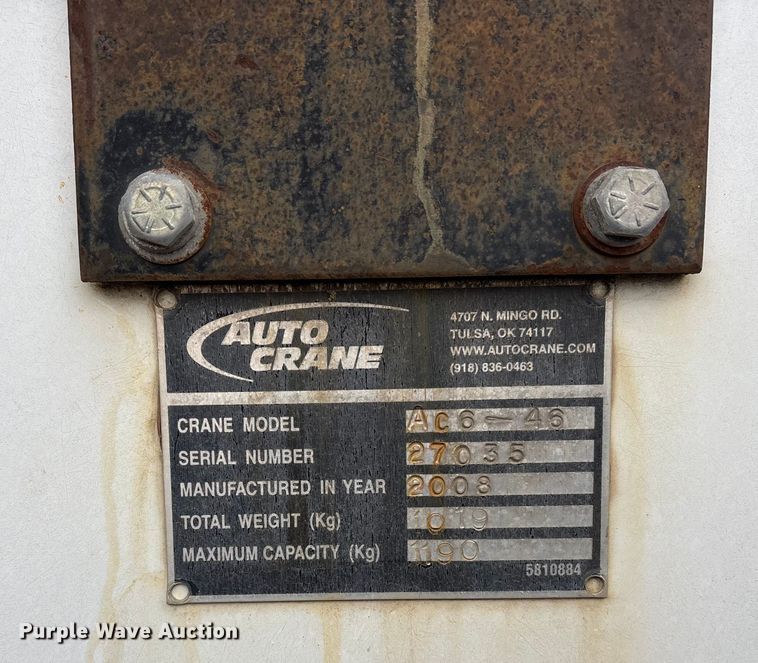 image for item FB8482 2009 All Wheel Drive Equipment Mfg GT12.5 grapple trailer