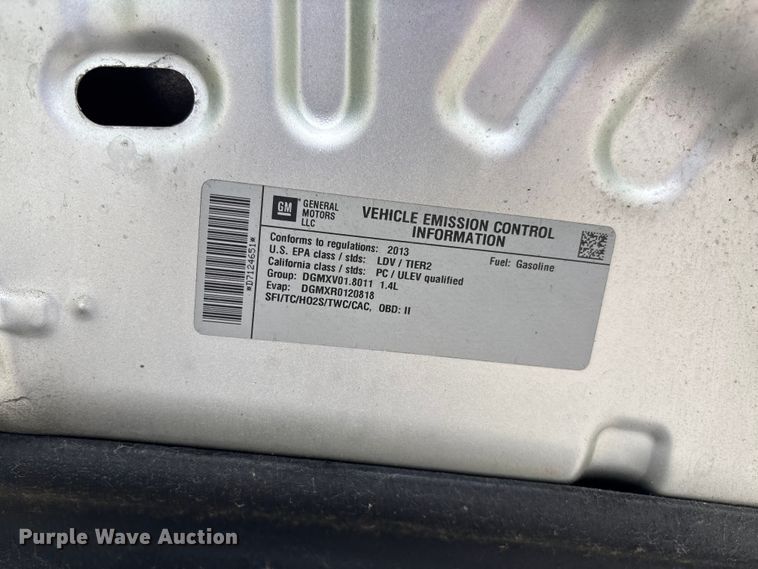 image for item FC1638 2013 Chevrolet Cruze 