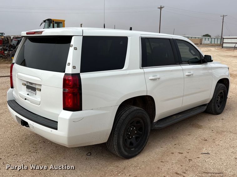 image for item FC2350 2017 Chevrolet Tahoe Police SUV