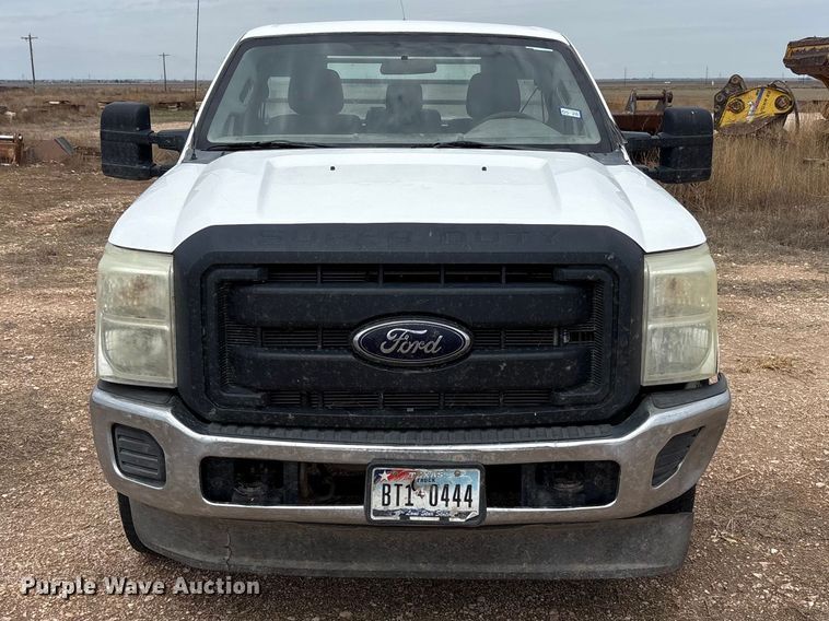 image for item FC2382 2012 Ford F250 Super Duty flatbed pickup truck