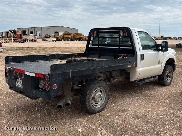image for item FC2382 2012 Ford F250 Super Duty flatbed pickup truck