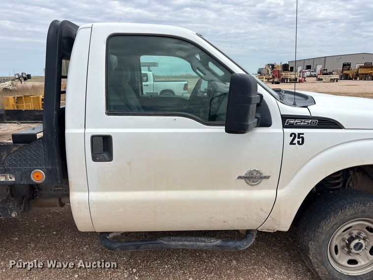 image for item FC2382 2012 Ford F250 Super Duty flatbed pickup truck