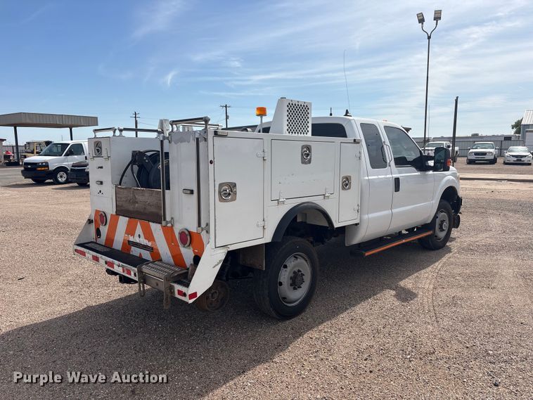 image for item FC2401 2016 Ford F250 Super Duty Ext. Cab utility bed pickup truck