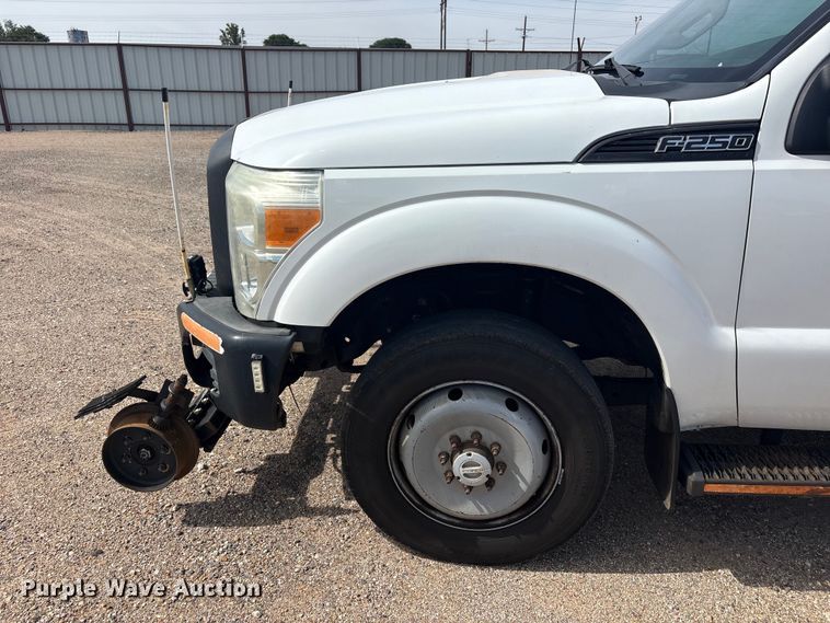 image for item FC2401 2016 Ford F250 Super Duty Ext. Cab utility bed pickup truck