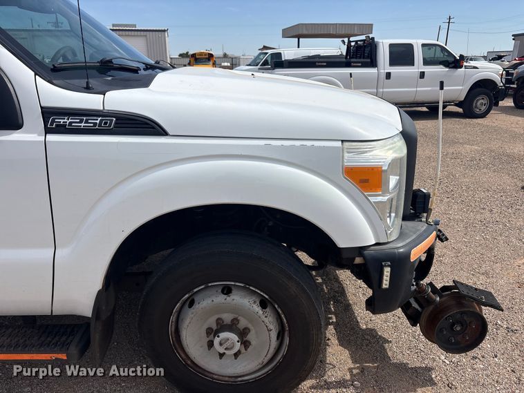 image for item FC2401 2016 Ford F250 Super Duty Ext. Cab utility bed pickup truck