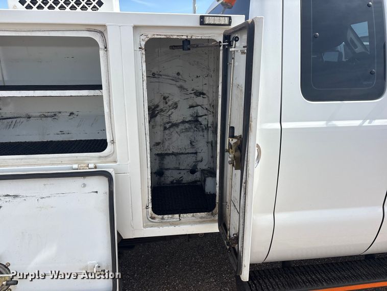 image for item FC2401 2016 Ford F250 Super Duty Ext. Cab utility bed pickup truck