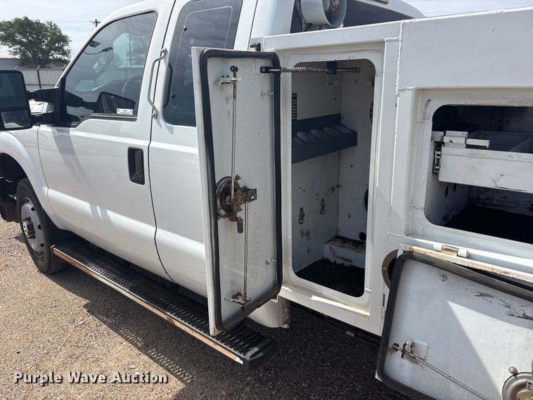 image for item FC2401 2016 Ford F250 Super Duty Ext. Cab utility bed pickup truck