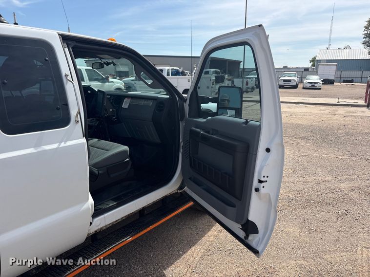 image for item FC2401 2016 Ford F250 Super Duty Ext. Cab utility bed pickup truck