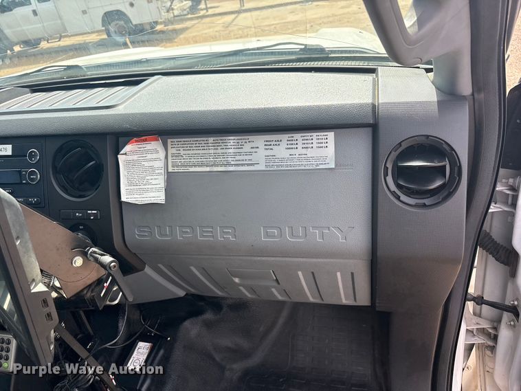 image for item FC2401 2016 Ford F250 Super Duty Ext. Cab utility bed pickup truck