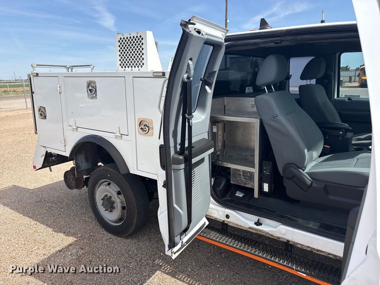 image for item FC2401 2016 Ford F250 Super Duty Ext. Cab utility bed pickup truck