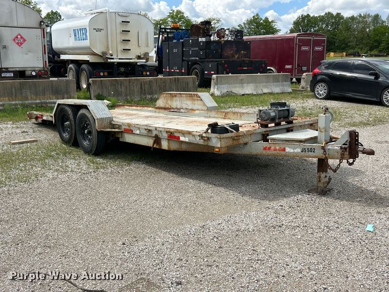 image for item FC2538 2003 Imperial tilt deck utility trailer