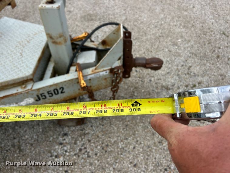 image for item FC2538 2003 Imperial tilt deck utility trailer