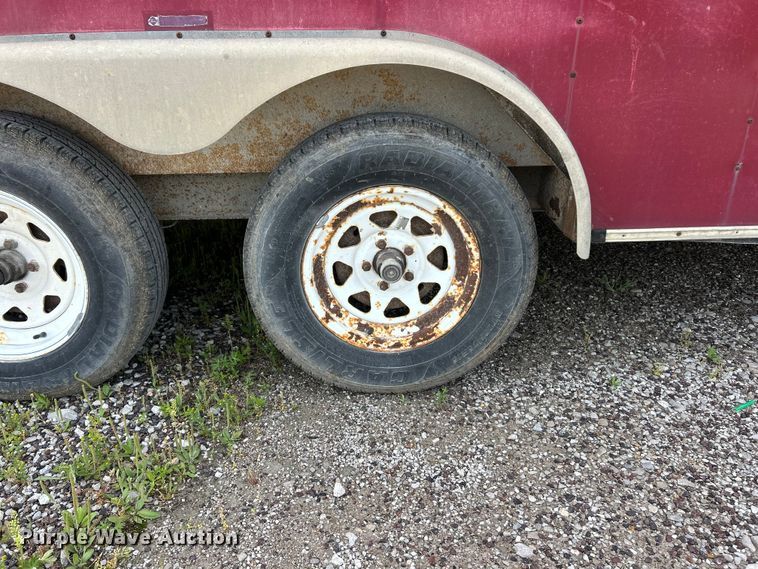 image for item FC2569 1997 Haulmark K716BT enclosed cargo trailer