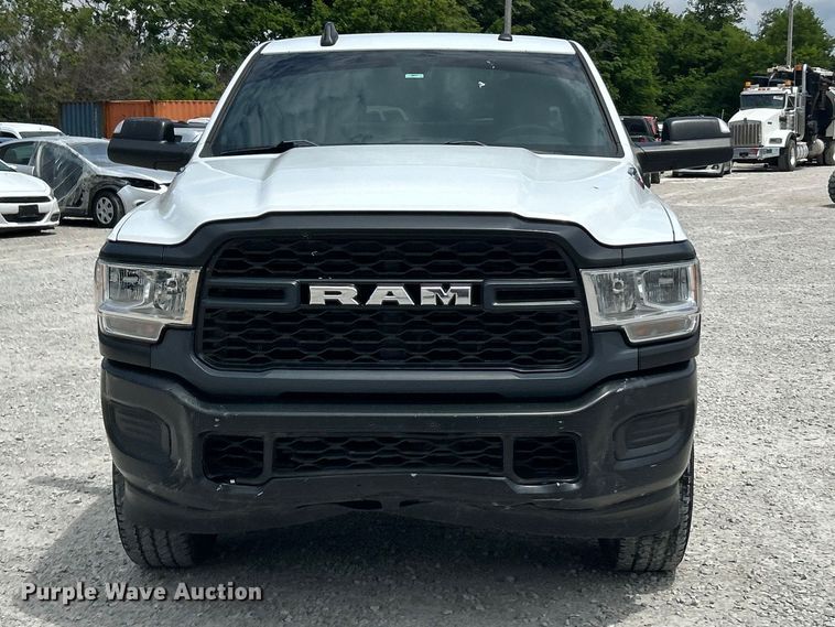 image for item FC2697 2022 RAM 2500 Crew Cab utility bed pickup truck
