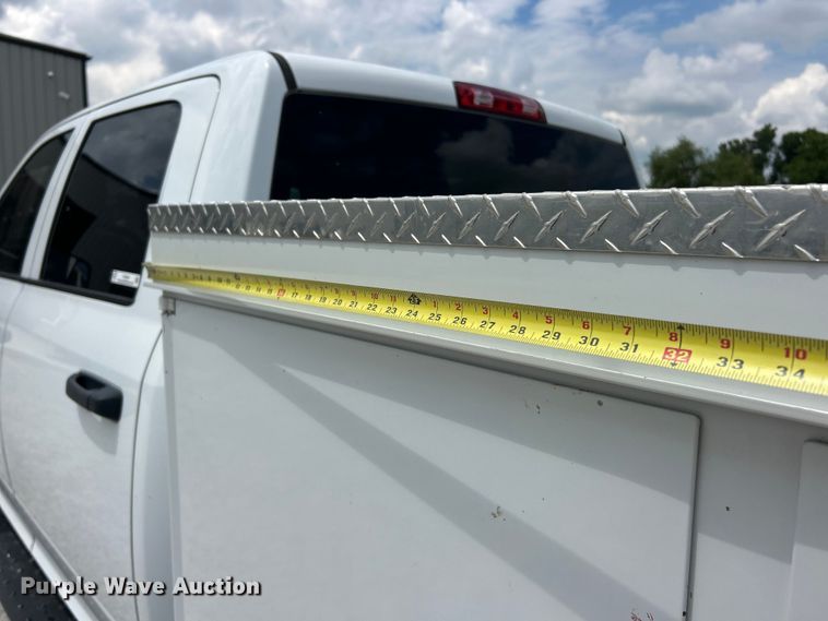 image for item FC2697 2022 RAM 2500 Crew Cab utility bed pickup truck