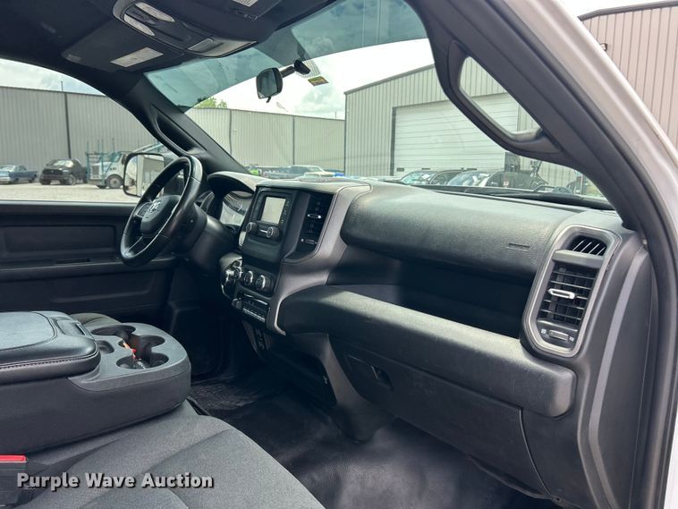 image for item FC2697 2022 RAM 2500 Crew Cab utility bed pickup truck