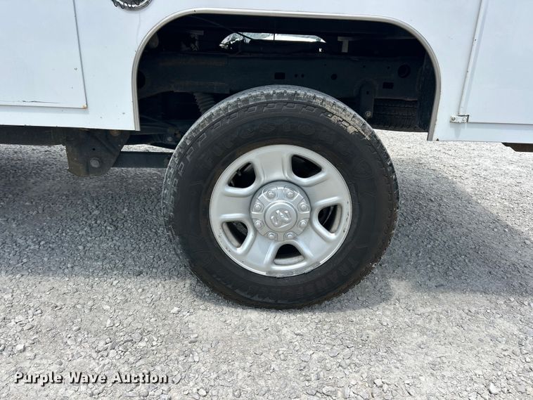 image for item FC2697 2022 RAM 2500 Crew Cab utility bed pickup truck