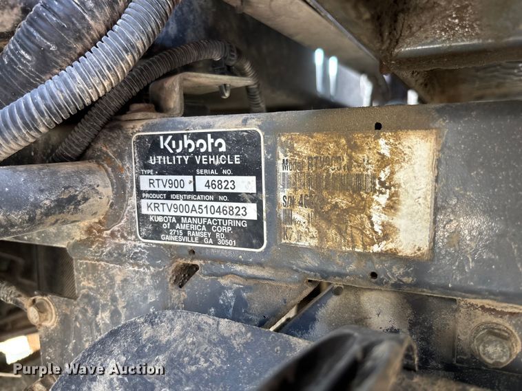 image for item FC4689 Kubota RTV900 utility vehicle