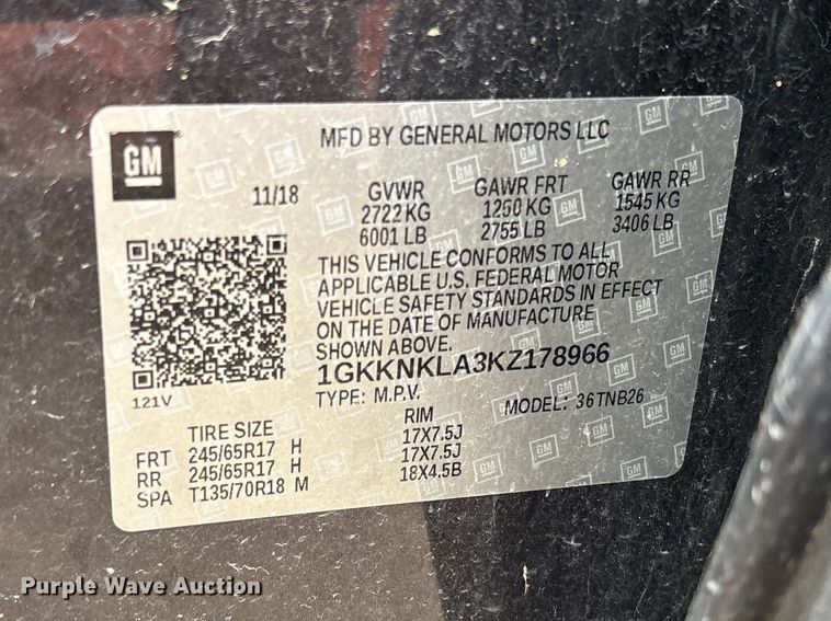 image for item FC5795 2019 GMC Acadia SUV