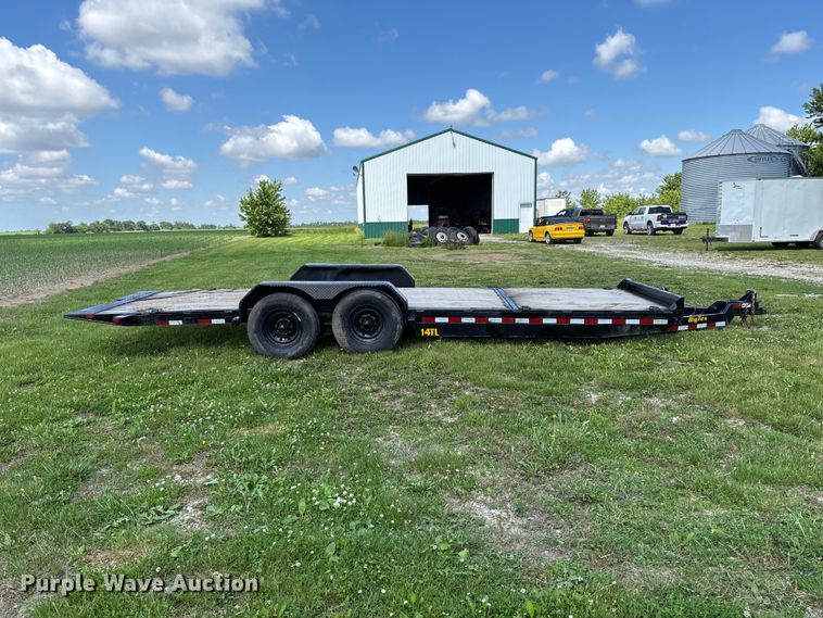 image for item FC5853 2022 Big Tex 14TL-22BK tilt deck utility trailer