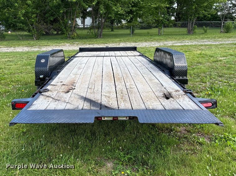 image for item FC5853 2022 Big Tex 14TL-22BK tilt deck utility trailer