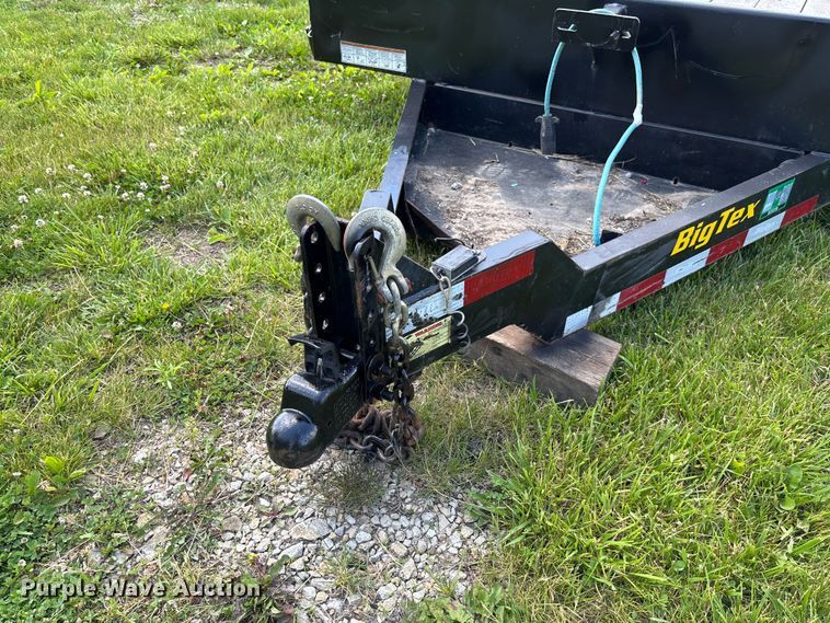 image for item FC5853 2022 Big Tex 14TL-22BK tilt deck utility trailer