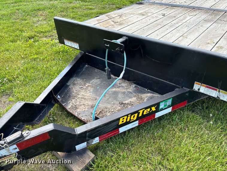 image for item FC5853 2022 Big Tex 14TL-22BK tilt deck utility trailer
