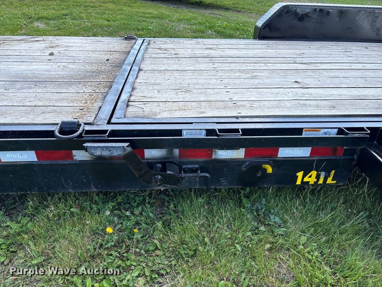 image for item FC5853 2022 Big Tex 14TL-22BK tilt deck utility trailer