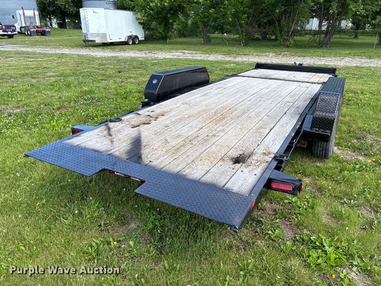 image for item FC5853 2022 Big Tex 14TL-22BK tilt deck utility trailer