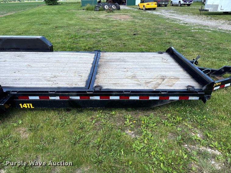 image for item FC5853 2022 Big Tex 14TL-22BK tilt deck utility trailer