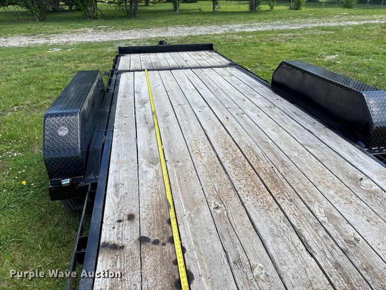 image for item FC5853 2022 Big Tex 14TL-22BK tilt deck utility trailer